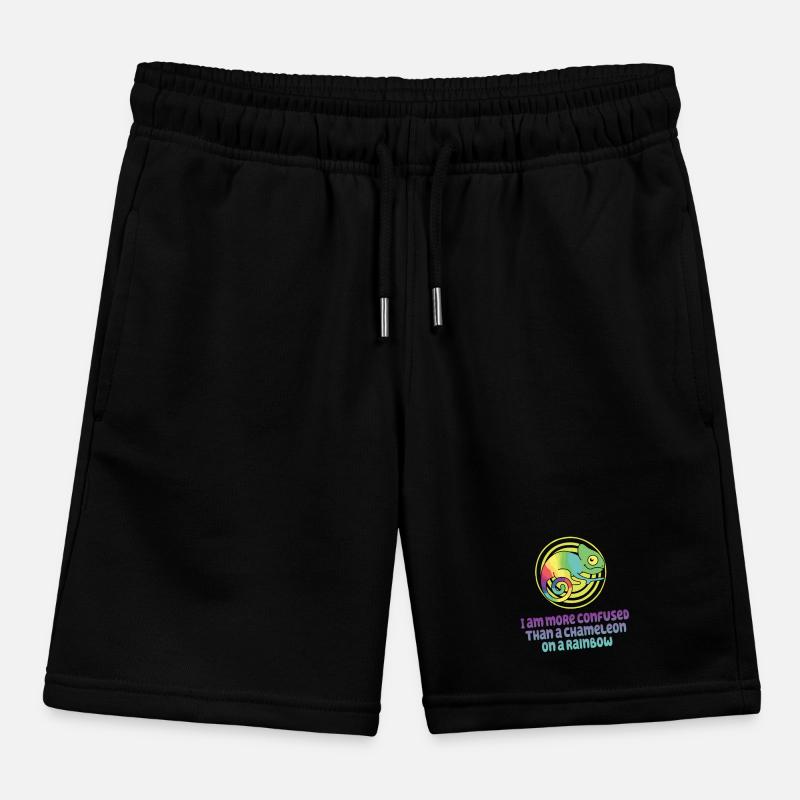 Je suis plus confus qu’un caméléon Short de jogging enfant bio Stanley/Stella