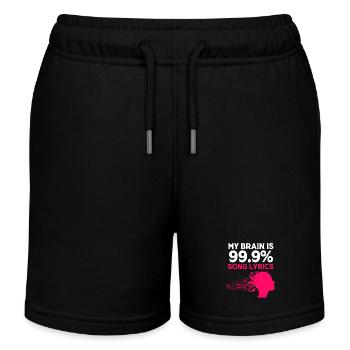 Karaoké - Short de jogging enfant bio Stanley/Stella - noir - Devant