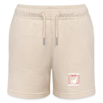 Nur hier für die Akustik - Tontechniker - Kinder Organic Joggingshorts Mini Bolter von Stanley/Stella - Natur - Vorne