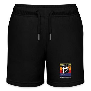 Zauberer - Kinder Organic Joggingshorts Mini Bolter von Stanley/Stella - Schwarz - Vorne