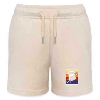 Zauberer - Kinder Organic Joggingshorts Mini Bolter von Stanley/Stella - Natur - Vorne