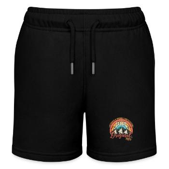 Juillet 2023 Juillet anniversaire 2023 Juillet - Short de jogging enfant bio Stanley/Stella - noir - Devant