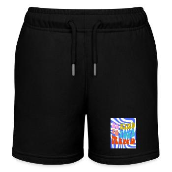 SOYEZ GENTIL AVEC VOTRE - Short de jogging enfant bio Stanley/Stella - noir - Devant