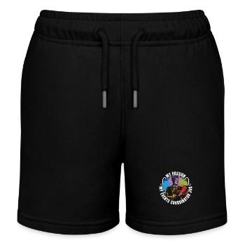Events Coordinator My Passion My Events Organizer - Kids Organic Sweat Shorts by Stanley/Stella - black - Front