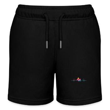 Patinage artistique Patinage sur glace Patinage artistique - Short de jogging enfant bio Stanley/Stella - noir - Devant