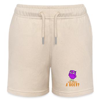 Wer Einen Schrei gibt Lustige Eule Nachtaktiver Raubvogel - Kinder Organic Joggingshorts Mini Bolter von Stanley/Stella - Natur - Vorne