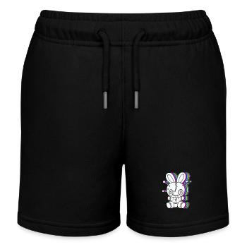 Vaudou - Short de jogging enfant bio Stanley/Stella - noir - Devant