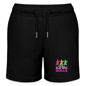 Vaudou - Short de jogging enfant bio Stanley/Stella - noir - Devant