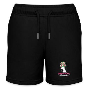 Body Positivity Feminist Feminismus Feministin - Kinder Organic Joggingshorts Mini Bolter von Stanley/Stella - Schwarz - Vorne