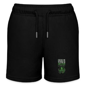 Lord & Savior Cthulhu Kult Lovecraft Necronomicon - Kinder Organic Joggingshorts Mini Bolter von Stanley/Stella - Schwarz - Vorne