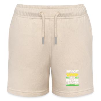 Garderie Éducateur Éducateur - Short de jogging enfant bio Stanley/Stella - écru doux - Devant
