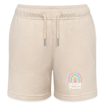 Éducation maternelle Éducateur Éducateur - Short de jogging enfant bio Stanley/Stella - écru doux - Devant