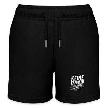 Keine Kapriolen - Nicht so tief Rüdiger - Kinder Organic Joggingshorts Mini Bolter von Stanley/Stella - Schwarz - Vorne