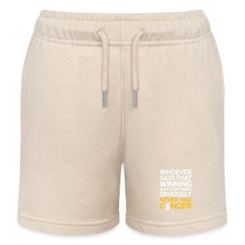 Krebs Kind - Kinder Organic Joggingshorts Mini Bolter von Stanley/Stella - Natur - Vorne