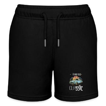Vintage Car Fan I_m Not Old Im a Classic - Kinder Organic Joggingshorts Mini Bolter von Stanley/Stella - Schwarz - Vorne