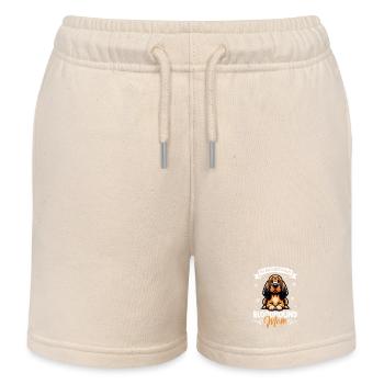 Bloodhound Mama - Kinder Organic Joggingshorts Mini Bolter von Stanley/Stella - Natur - Vorne