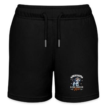 Bluetick Coonhound Mom - Kids Organic Sweat Shorts by Stanley/Stella - black - Front