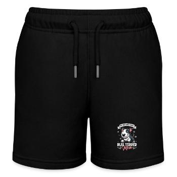 Maman Bull Terrier - Short de jogging enfant bio Stanley/Stella - noir - Devant
