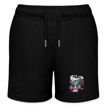 Dragon du Tyrol Dragon Montagnes du Tyrol Montagnes Enfant - Short de jogging enfant bio Stanley/Stella - noir - Devant