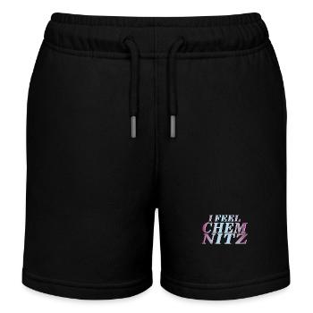 JE ME SENS CHEMNITZ - Short de jogging enfant bio Stanley/Stella - noir - Devant