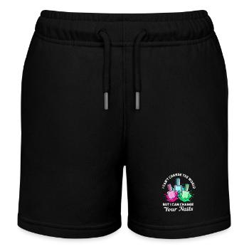 Kosmetikerin - Kinder Organic Joggingshorts Mini Bolter von Stanley/Stella - Schwarz - Vorne