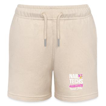 Nageldesignerin Nagel Kosmetik Kosmetikerin - Kinder Organic Joggingshorts Mini Bolter von Stanley/Stella - Natur - Vorne