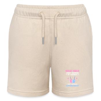 Nageldesignerin Nagel Kosmetik Kosmetikerin - Kinder Organic Joggingshorts Mini Bolter von Stanley/Stella - Natur - Vorne
