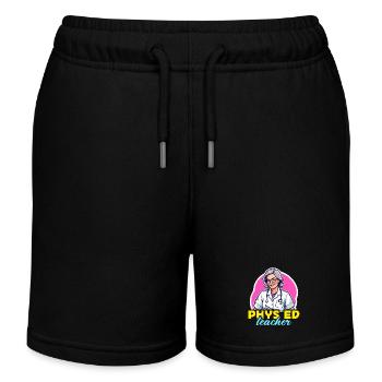 Health Educator Phys Ed Teacher Public Health - Kinder Organic Joggingshorts Mini Bolter von Stanley/Stella - Schwarz - Vorne