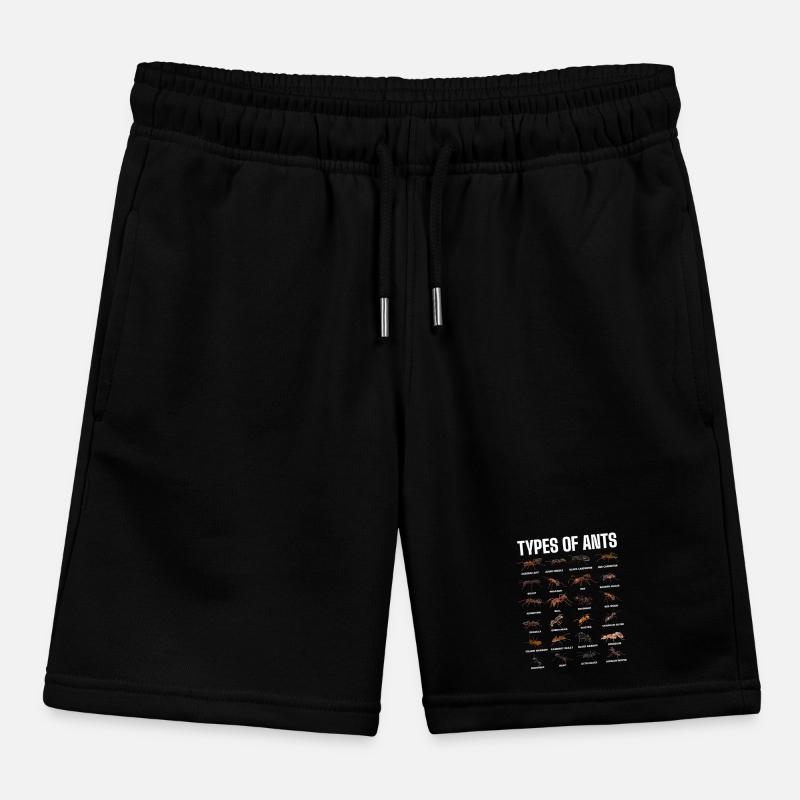 Types de fourmis pour les amateurs de fourmis Short de jogging enfant bio Stanley/Stella