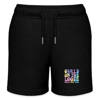Girls On The Loose Girls Trip 2025 (Garantie du prix le plus bas) - Short de jogging enfant bio Stanley/Stella - noir - Devant