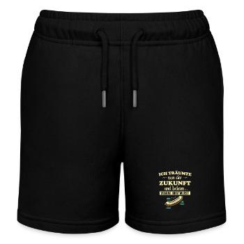 Vegane Bratwurst - Kinder Organic Joggingshorts Mini Bolter von Stanley/Stella - Schwarz - Vorne