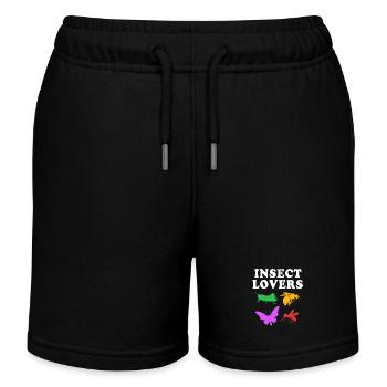 Sauterelle - Short de jogging enfant bio Stanley/Stella - noir - Devant
