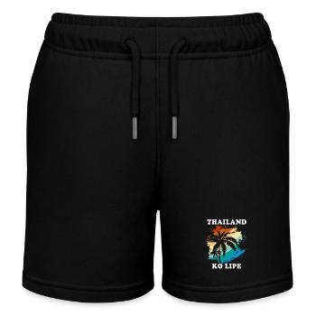 Thailand - Kinder Organic Joggingshorts Mini Bolter von Stanley/Stella - Schwarz - Vorne