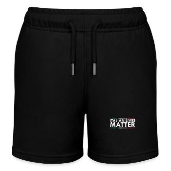Italian Lives Matter - Kids Organic Sweat Shorts by Stanley/Stella - black - Front