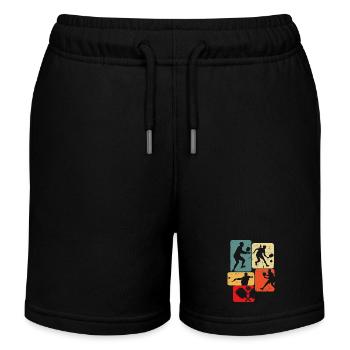 Pickleball Men Kids Boys - Kinder Organic Joggingshorts Mini Bolter von Stanley/Stella - Schwarz - Vorne