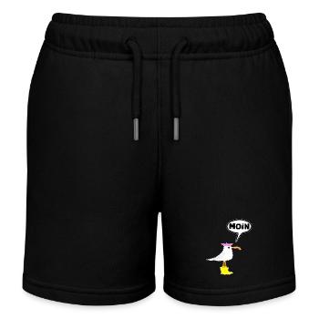 Moin Seagull Boots Speech Bubble Women Rubber Boots - Kids Organic Sweat Shorts by Stanley/Stella - black - Front