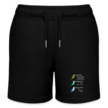 Quantensprung Physiker Physik Technologie Wissen - Kinder Organic Joggingshorts Mini Bolter von Stanley/Stella - Schwarz - Vorne