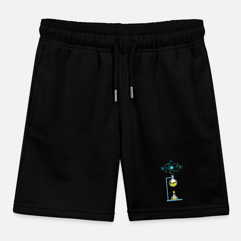 Physics Laboratory Science Teacher Physicist Nerd Kids Organic Sweat Shorts by Stanley/Stella