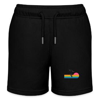 Skater Skateboard - Short de jogging enfant bio Stanley/Stella - noir - Devant