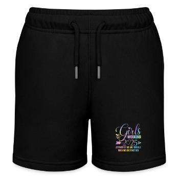 Voyage We Are Trouble Girls 2025 (Garantie du prix le plus bas) - Short de jogging enfant bio Stanley/Stella - noir - Devant