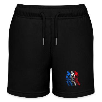 Frankreich - Kinder Organic Joggingshorts Mini Bolter von Stanley/Stella - Schwarz - Vorne