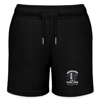 Epagneul Picard Mama - Short de jogging enfant bio Stanley/Stella - noir - Devant