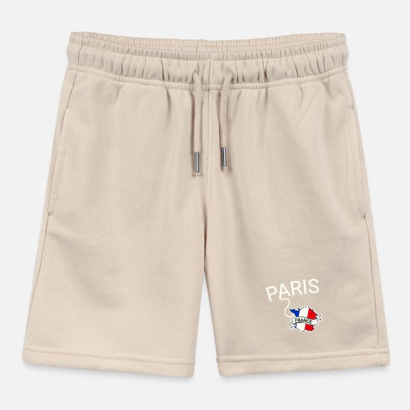 Frankreich Paris Kinder Organic Joggingshorts Mini Bolter von Stanley/Stella