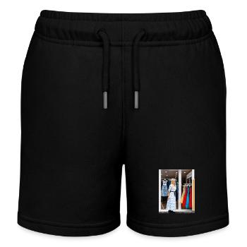La boutique de vêtements 👗 - Short de jogging enfant bio Stanley/Stella - noir - Devant