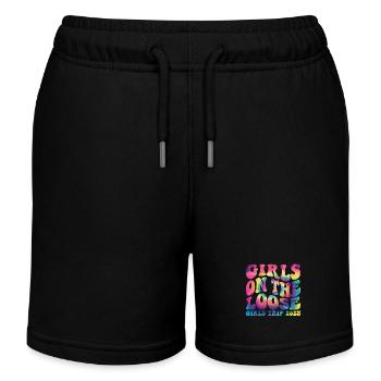 Girls On The Loose Girls Trip 2025 (Garantie du prix le plus bas) - Short de jogging enfant bio Stanley/Stella - noir - Devant