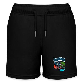 Leguan - Kinder Organic Joggingshorts Mini Bolter von Stanley/Stella - Schwarz - Vorne