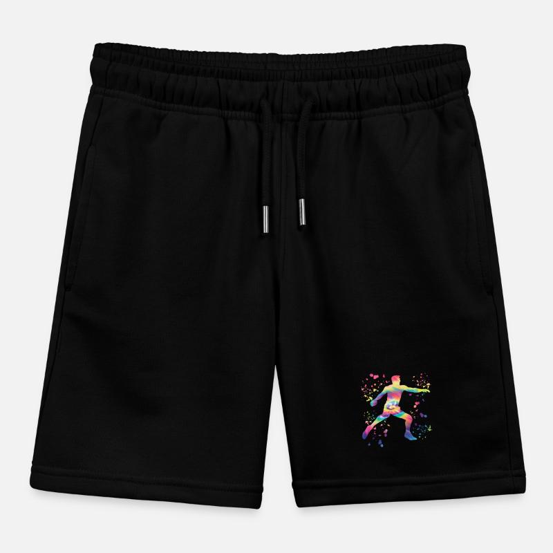 Diskuswerfer Colorsplash Diskuswurf Kinder Organic Joggingshorts Mini Bolter von Stanley/Stella