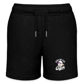 Dibs On The Coach Baseball Sport Fan - Short de jogging enfant bio Stanley/Stella - noir - Devant