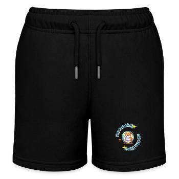 Running all the time - Kinder Organic Joggingshorts Mini Bolter von Stanley/Stella - Schwarz - Vorne