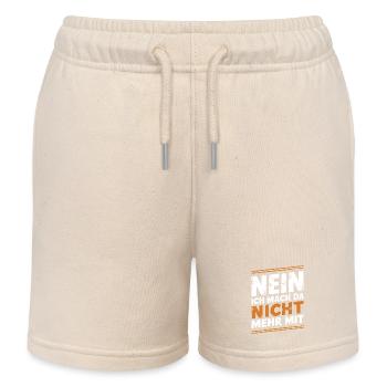 Sarcasm Irony Funny Sarcastic Sayings - Kids Organic Sweat Shorts by Stanley/Stella - soft Ecru - Front